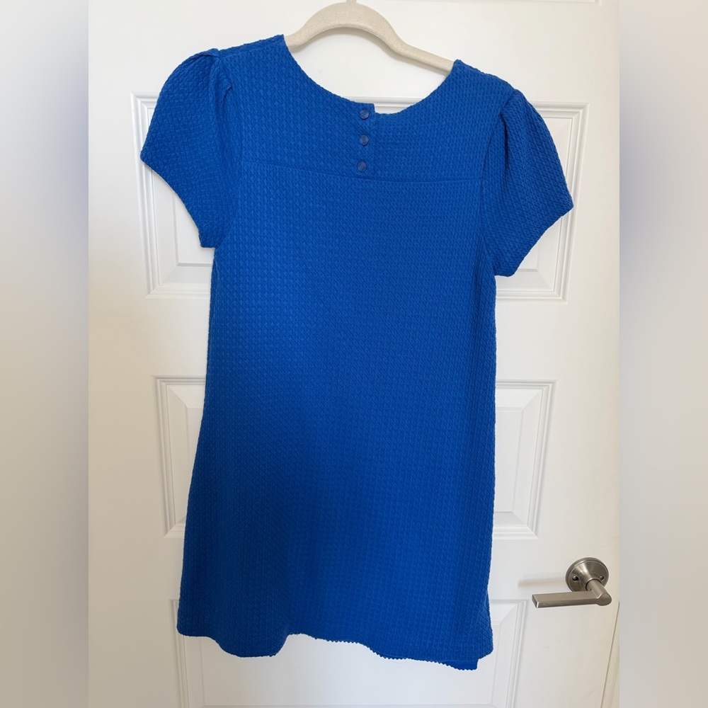Maeve by anthropologie royal Blue textured shift dress size small - Picture 4 of 9